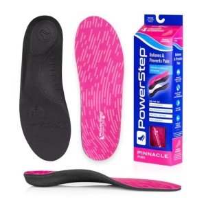 PowerStep Pink Arch Pain Relief Women's Insoles